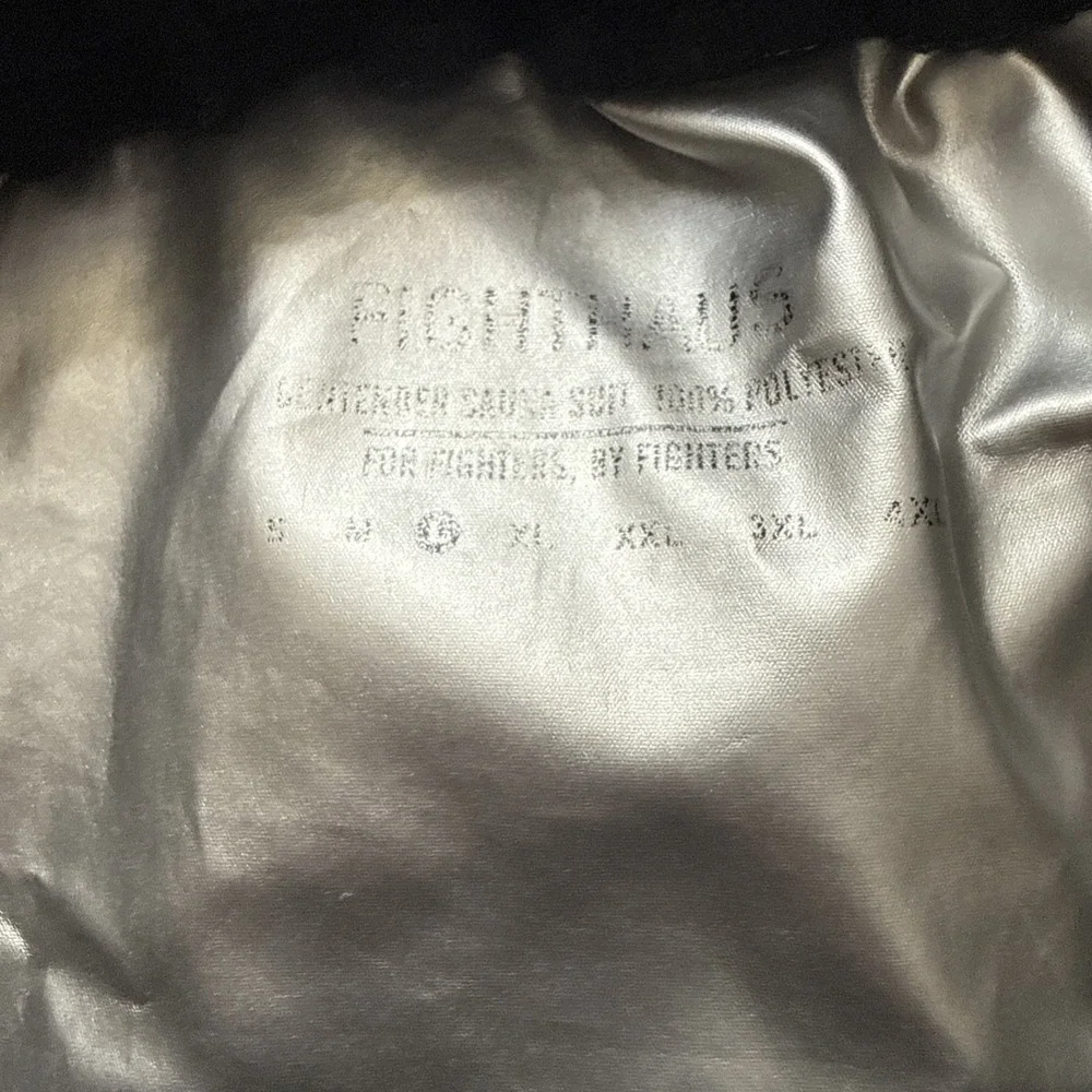 Fighthaus Sauna Suit Size Large Adult TOP ONLY Performance Workout MMA Black